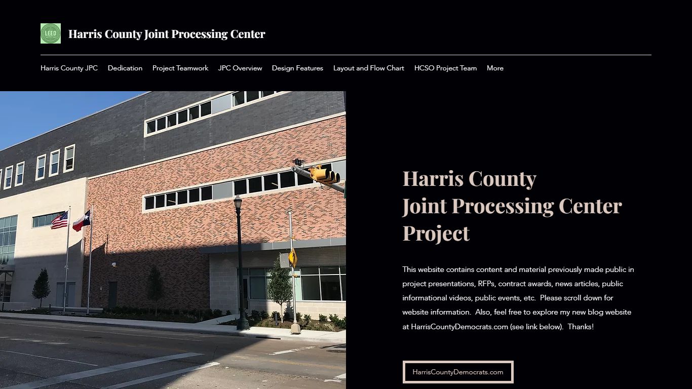 Harris County JPC | Harris County Joint Processing Center ...